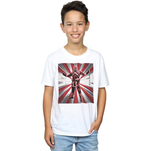 Abbigliamento Bambino T-shirt maniche corte Marvel Black Widow Movie Red Sparrow Fits Bianco