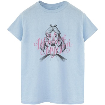 Abbigliamento Donna T-shirts a maniche lunghe Disney BI8822 Blu