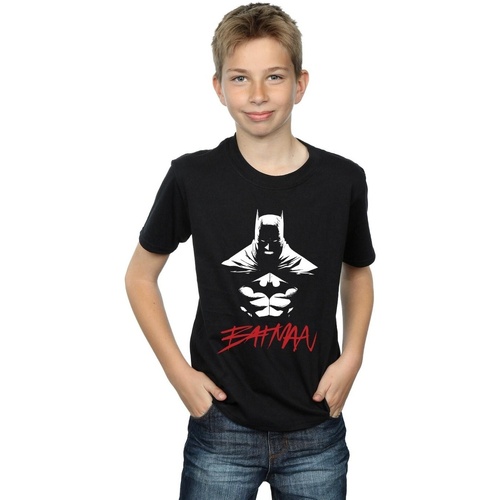 Abbigliamento Bambino T-shirt maniche corte Dc Comics Batman Shadows Nero