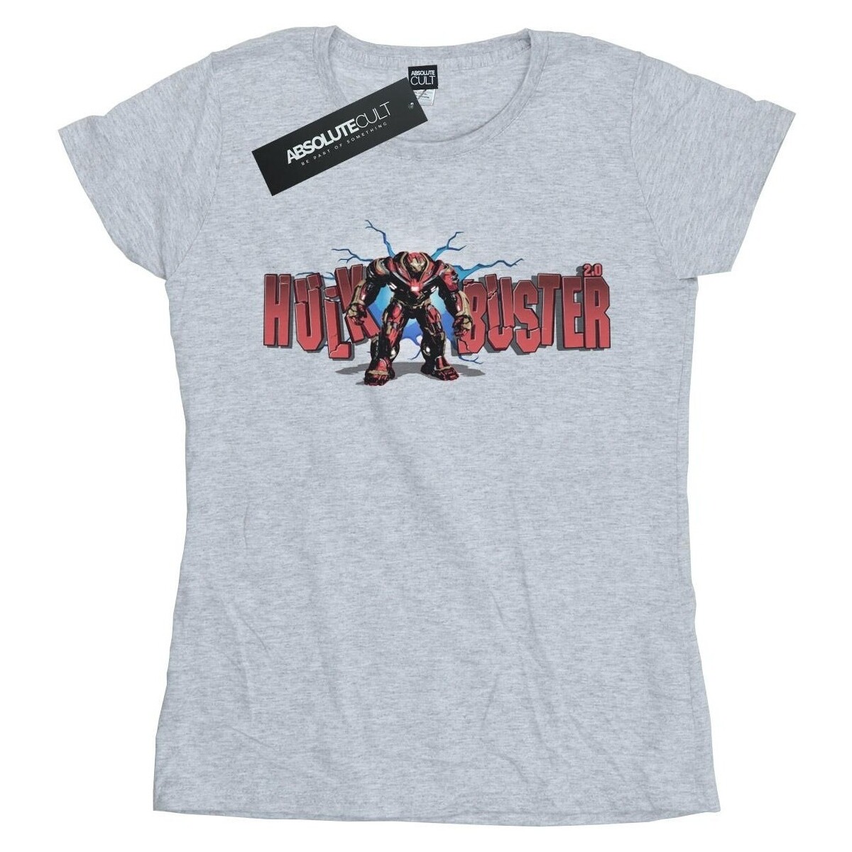 Abbigliamento Donna T-shirts a maniche lunghe Marvel Avengers Infinity War Hulkbuster 2.0 Grigio