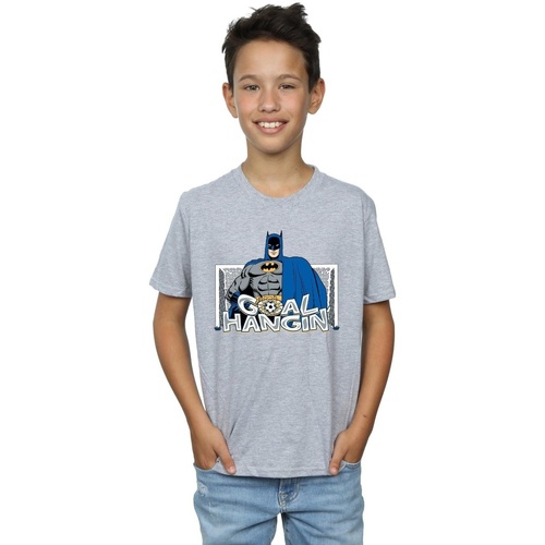 Abbigliamento Bambino T-shirt maniche corte Dc Comics Batman Football Goal Hangin' Grigio