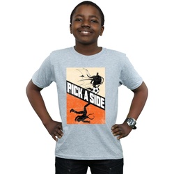 Abbigliamento Bambino T-shirt & Polo Dc Comics Batman Football Pick A Side Grigio