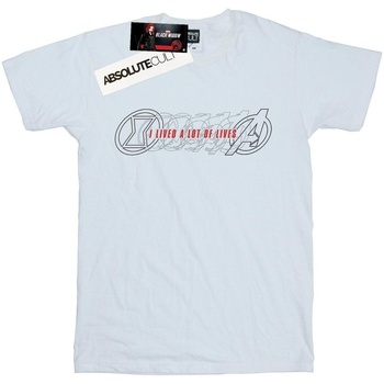 Abbigliamento Bambina T-shirts a maniche lunghe Marvel BI8994 Bianco