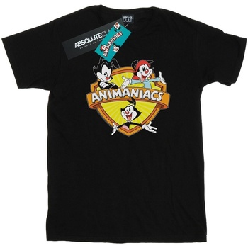 Abbigliamento Donna T-shirts a maniche lunghe Animaniacs Logo Crest Nero