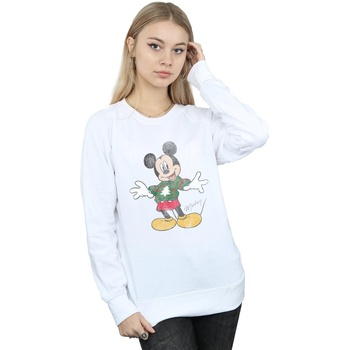 Abbigliamento Donna Felpe Disney Mickey Mouse Christmas Jumper Bianco