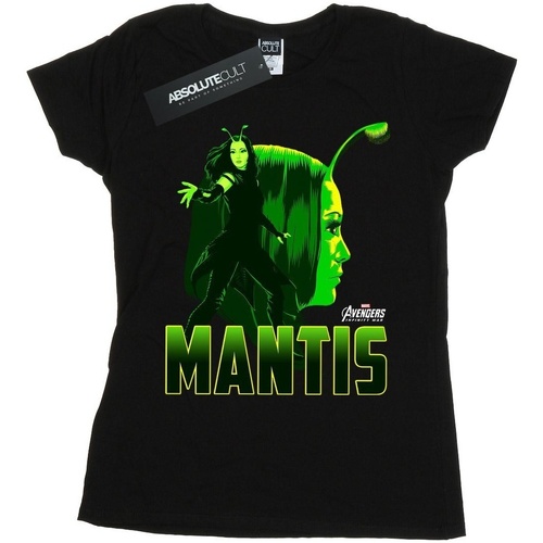 Abbigliamento Donna T-shirts a maniche lunghe Marvel Avengers Infinity War Mantis Character Nero