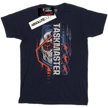 Abbigliamento Bambina T-shirts a maniche lunghe Marvel Black Widow Movie Taskmaster Combat Recall Blu