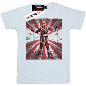 Abbigliamento Bambina T-shirts a maniche lunghe Marvel Black Widow Movie Red Sparrow Fits Bianco