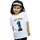 Abbigliamento Bambina T-shirts a maniche lunghe Dc Comics Batman Football Dark Knight Bianco