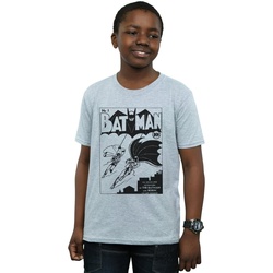 Abbigliamento Bambino T-shirt maniche corte Dc Comics Batman No. 1 Mono Grigio