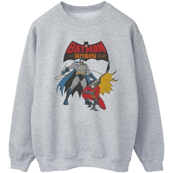 Abbigliamento Donna Felpe Dc Comics Batman And Robin Grigio