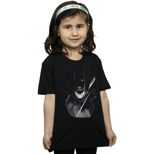 Abbigliamento Bambina T-shirts a maniche lunghe Dc Comics Batman By Alex Ross Nero