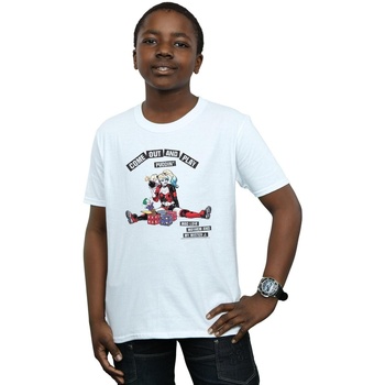 Abbigliamento Bambino T-shirt maniche corte Dc Comics Harley Quinn Come Out And Play Bianco