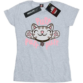 Abbigliamento Donna T-shirts a maniche lunghe Big Bang Theory Soft Kitty Purr Grigio