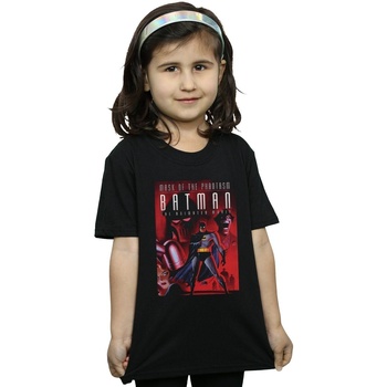 Abbigliamento Bambina T-shirts a maniche lunghe Dc Comics Batman Mask Of The Phantasm Nero