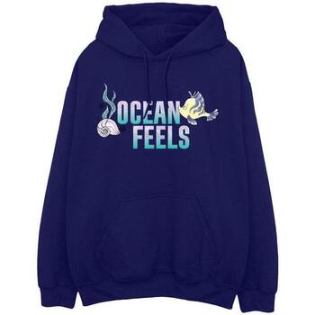 Abbigliamento Donna Felpe Disney The Little Mermaid Ocean Blu