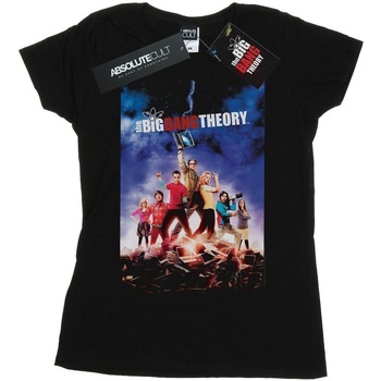 Abbigliamento Donna T-shirts a maniche lunghe The Big Bang Theory Character Poster Nero