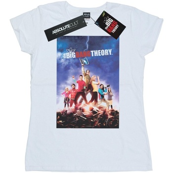 Abbigliamento Donna T-shirts a maniche lunghe The Big Bang Theory Character Poster Bianco