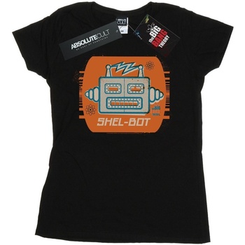 Abbigliamento Donna T-shirts a maniche lunghe The Big Bang Theory Shel-Bot Icon Nero