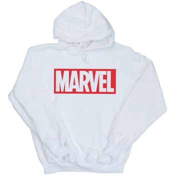 Abbigliamento Bambina Felpe Marvel Classic Logo Bianco