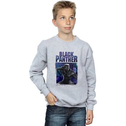Abbigliamento Bambino Felpe Marvel Black Panther Tech Badge Grigio