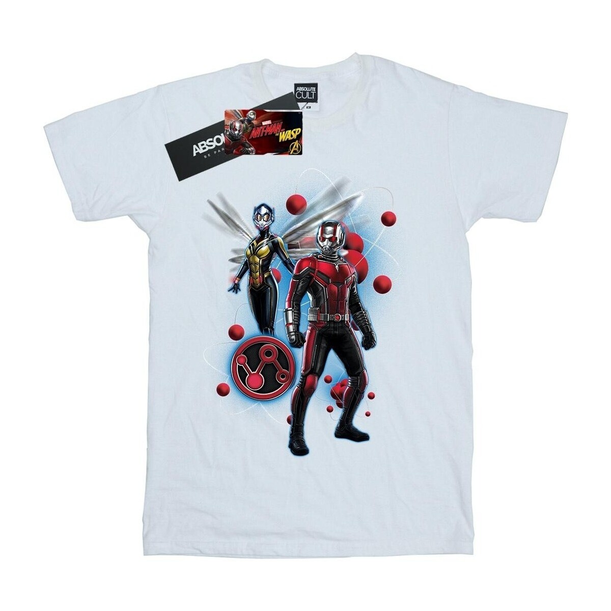 Abbigliamento Donna T-shirts a maniche lunghe Marvel Ant-Man And The Wasp Particle Pose Bianco