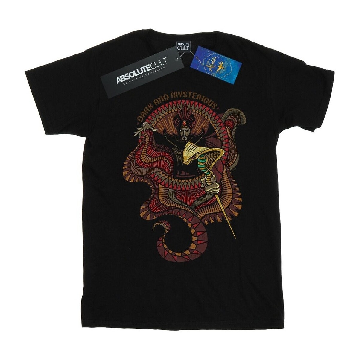 Abbigliamento Uomo T-shirts a maniche lunghe Disney Aladdin Movie Jafar Dark And Mysterious Nero