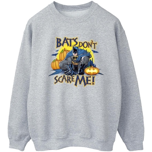 Abbigliamento Donna Felpe Dc Comics Batman Bats Don't Scare Me Grigio