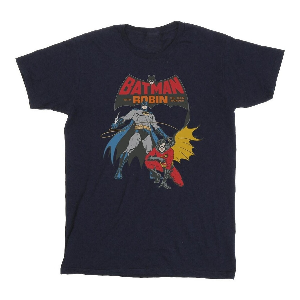 Abbigliamento Bambina T-shirts a maniche lunghe Dc Comics Batman And Robin Blu