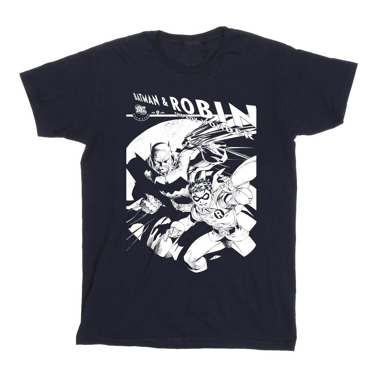 Abbigliamento Bambina T-shirts a maniche lunghe Dc Comics Batman And Boy Wonder Blu