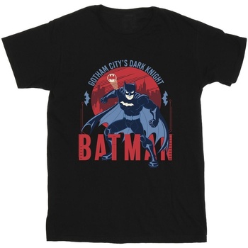 Abbigliamento Bambino T-shirt maniche corte Dc Comics Batman Gotham City Nero