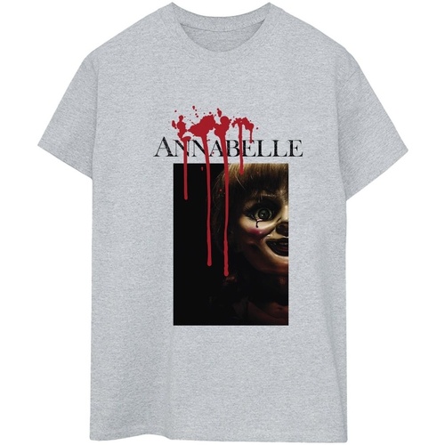 Abbigliamento Donna T-shirts a maniche lunghe Annabelle Peep Poster Grigio