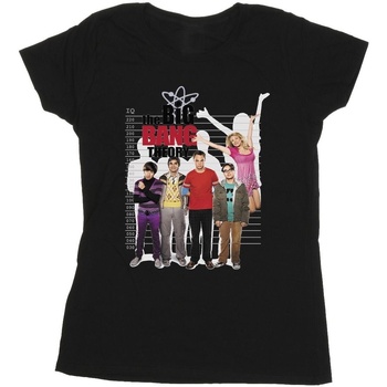 Abbigliamento Donna T-shirts a maniche lunghe The Big Bang Theory IQ Group Nero