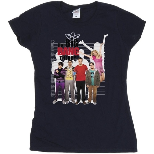 Abbigliamento Donna T-shirts a maniche lunghe The Big Bang Theory IQ Group Blu