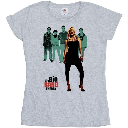 Abbigliamento Donna T-shirts a maniche lunghe The Big Bang Theory Penny Standing Grigio