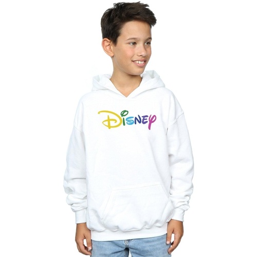 Abbigliamento Bambino Felpe Disney Colour Logo Bianco