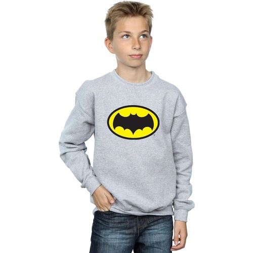 Abbigliamento Bambino Felpe Dc Comics Batman TV Series Logo Grigio