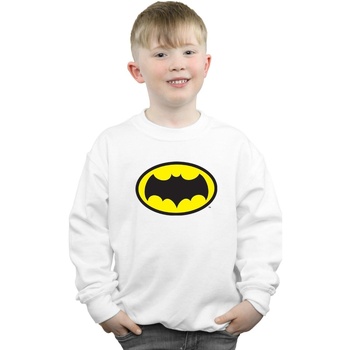 Abbigliamento Bambino Felpe Dc Comics Batman TV Series Logo Bianco