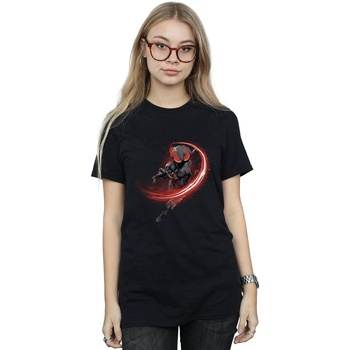 Abbigliamento Donna T-shirts a maniche lunghe Dc Comics Aquaman Black Manta Flash Nero