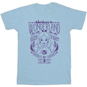 Abbigliamento Uomo T-shirts a maniche lunghe Disney Alice In Wonderland Adventures In Wonderland Blu
