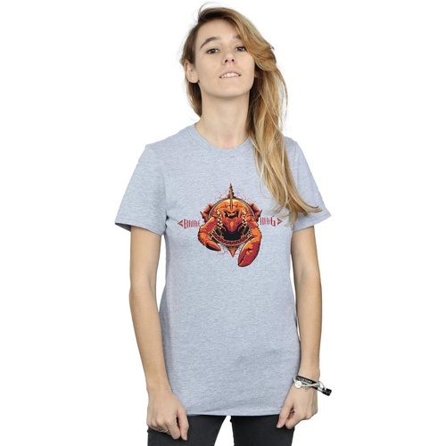 Abbigliamento Donna T-shirts a maniche lunghe Dc Comics Aquaman Brine King Grigio