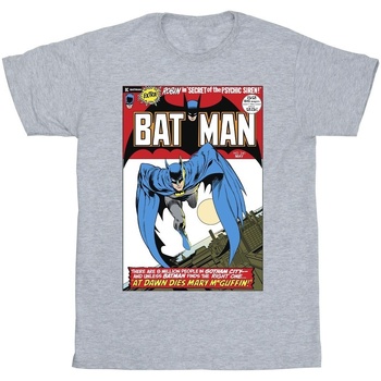Abbigliamento Bambino T-shirt maniche corte Dc Comics Running Batman Cover Grigio