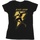 Abbigliamento Donna T-shirts a maniche lunghe Dc Comics Black Adam Golden Bolt Chest Nero