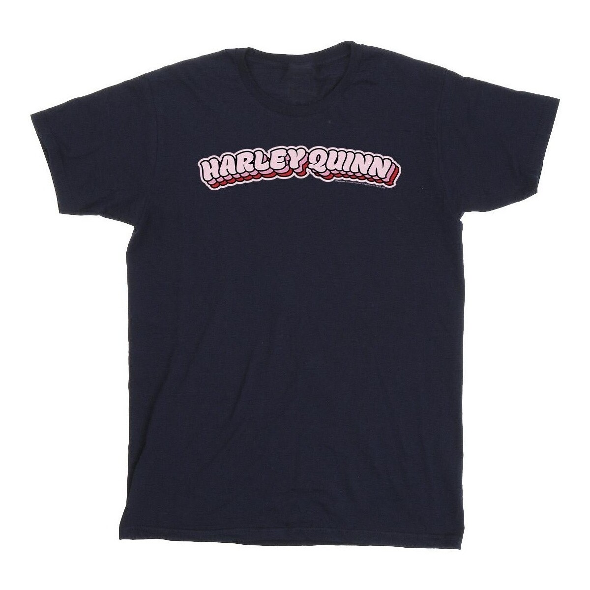 Abbigliamento Bambina T-shirts a maniche lunghe Dc Comics Batman Harley Quinn Logo Blu