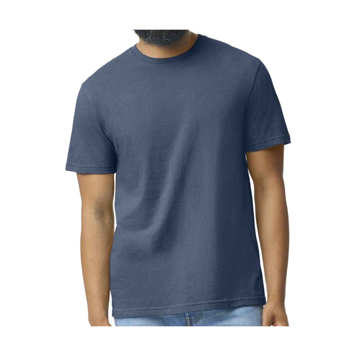 Abbigliamento Uomo T-shirts a maniche lunghe Gildan Softstyle CVC Blu