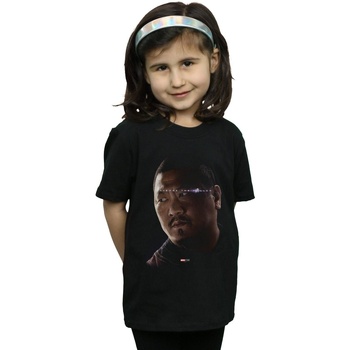 Abbigliamento Bambina T-shirts a maniche lunghe Marvel  Nero