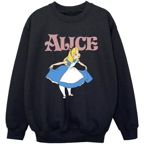 Abbigliamento Bambino Felpe Disney Alice In Wonderland Take A Bow Nero