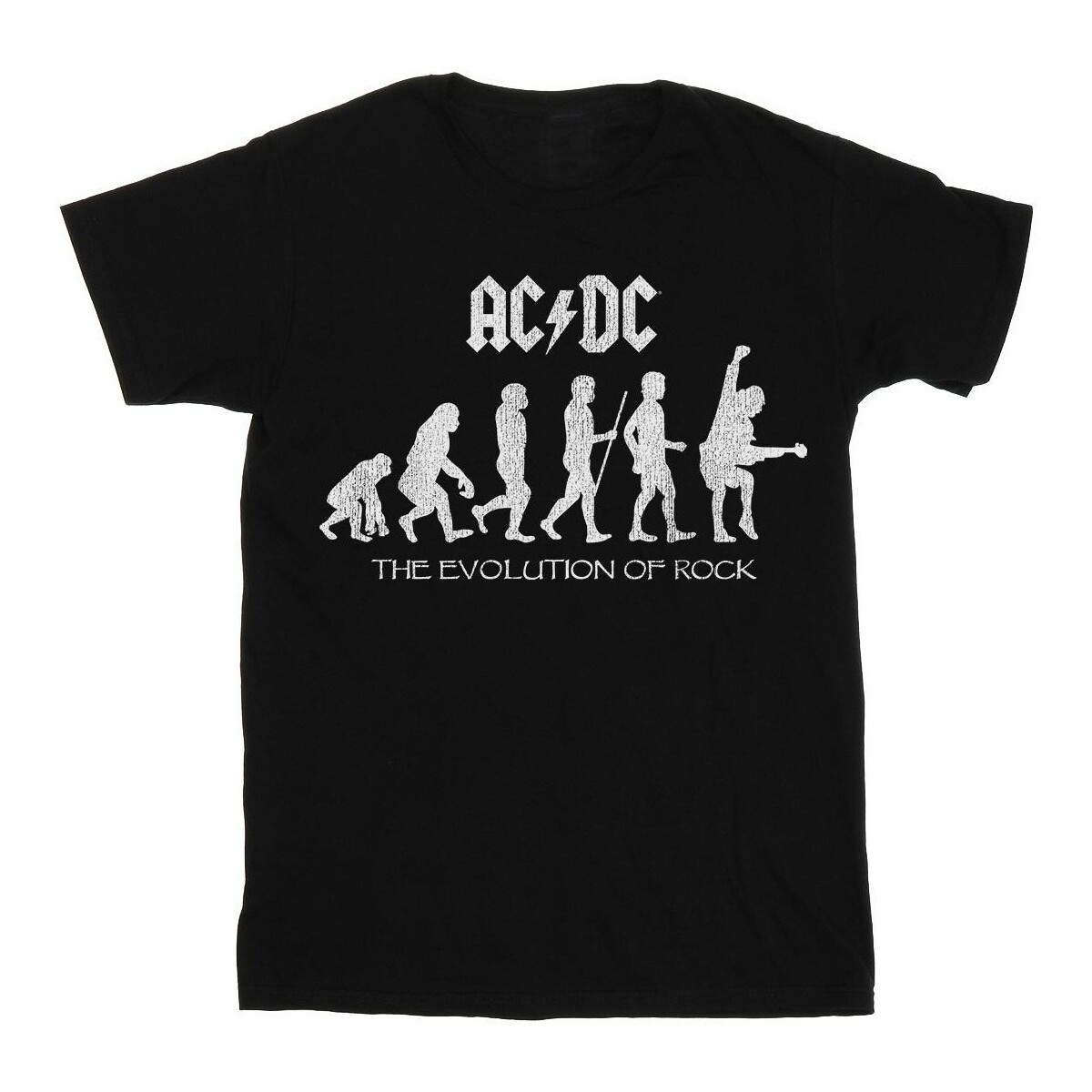 Abbigliamento Donna T-shirts a maniche lunghe Acdc Evolution Of Rock Nero