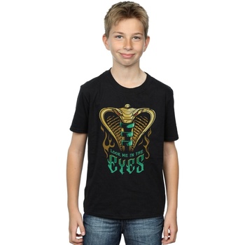 Abbigliamento Bambino T-shirt maniche corte Disney Aladdin Movie Jafar Snake Eyes Nero