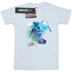 Abbigliamento Uomo T-shirts a maniche lunghe Marvel Thor Art Burst Bianco